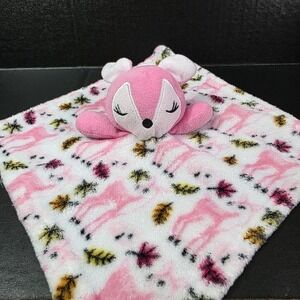 Le Bebe Favorite Pink Deer‎ Lovey Security Blanket Plush Baby Snuggler 2022